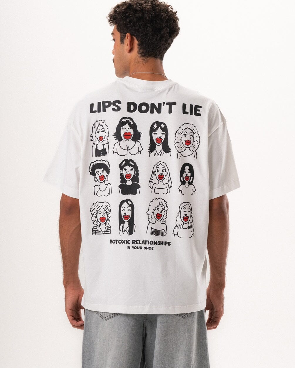 Botox Oversized Tee Printed Oversized Tees IN YOUR SHOE XL 