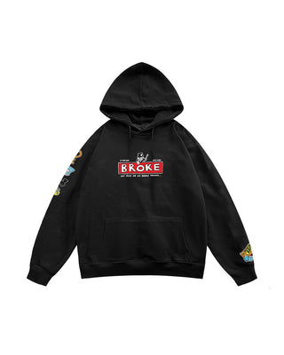 Broke Hoodie Printed Hoodies IN YOUR SHOE S 