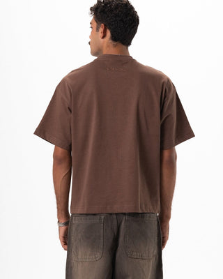 Brown Basic Boxy Tee Basic Boxy Tee IN YOUR SHOE XL 