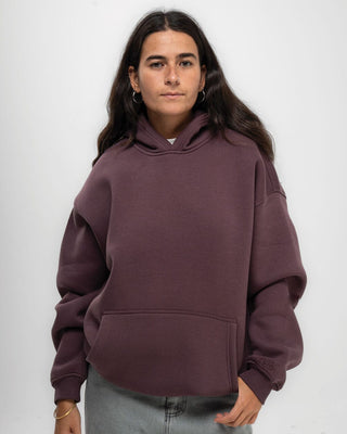 Brown Basic Hoodie Plain Hoodies IN YOUR SHOE 