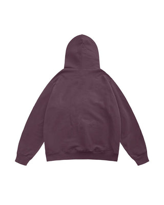 Brown Basic Hoodie Plain Hoodies IN YOUR SHOE 