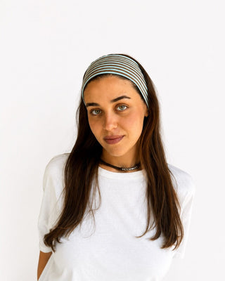 Brown & Blue Striped Headband Headband IN YOUR SHOE 