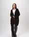 Brown Oversized Sleeves Cardigan
