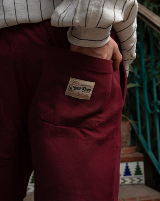 Burgundy Gabardine Shorts Gabardine Shorts IN YOUR SHOE 