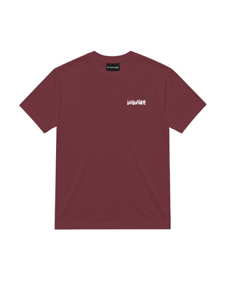 Burgundy IYS Printed Regular Tee Printed Regular Tees IN YOUR SHOE 