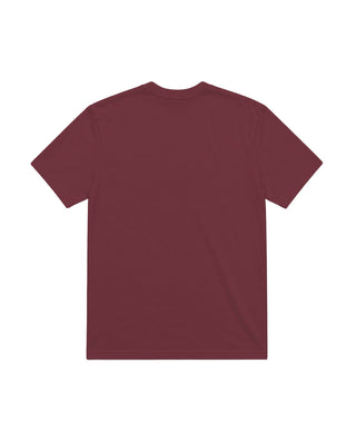 Burgundy IYS Printed Regular Tee Printed Regular Tees IN YOUR SHOE 