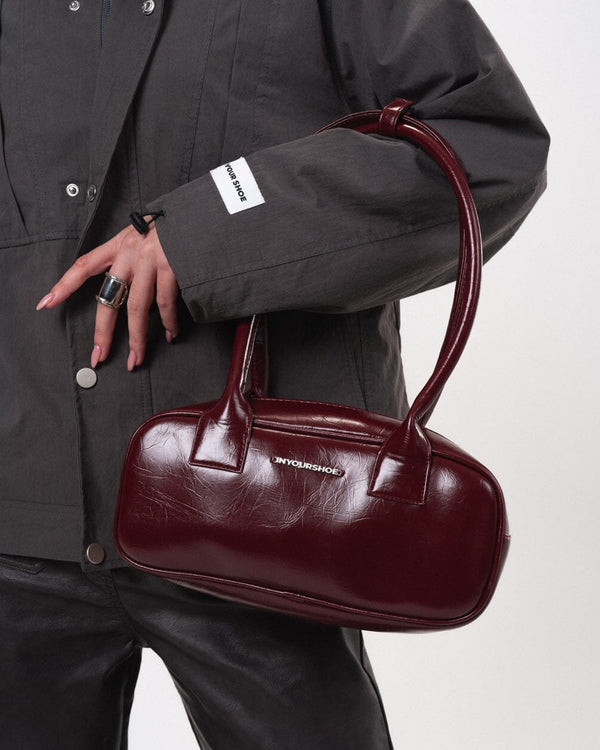 Burgundy Leather Handbag