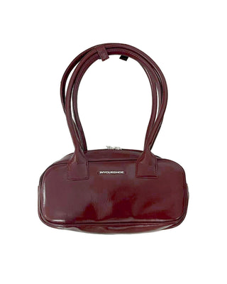 Burgundy Leather Handbag Leather Bag IN YOUR SHOE 