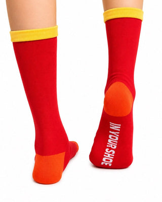 Burgundy Lollipop Neck Socks Neck Socks IN YOUR SHOE 