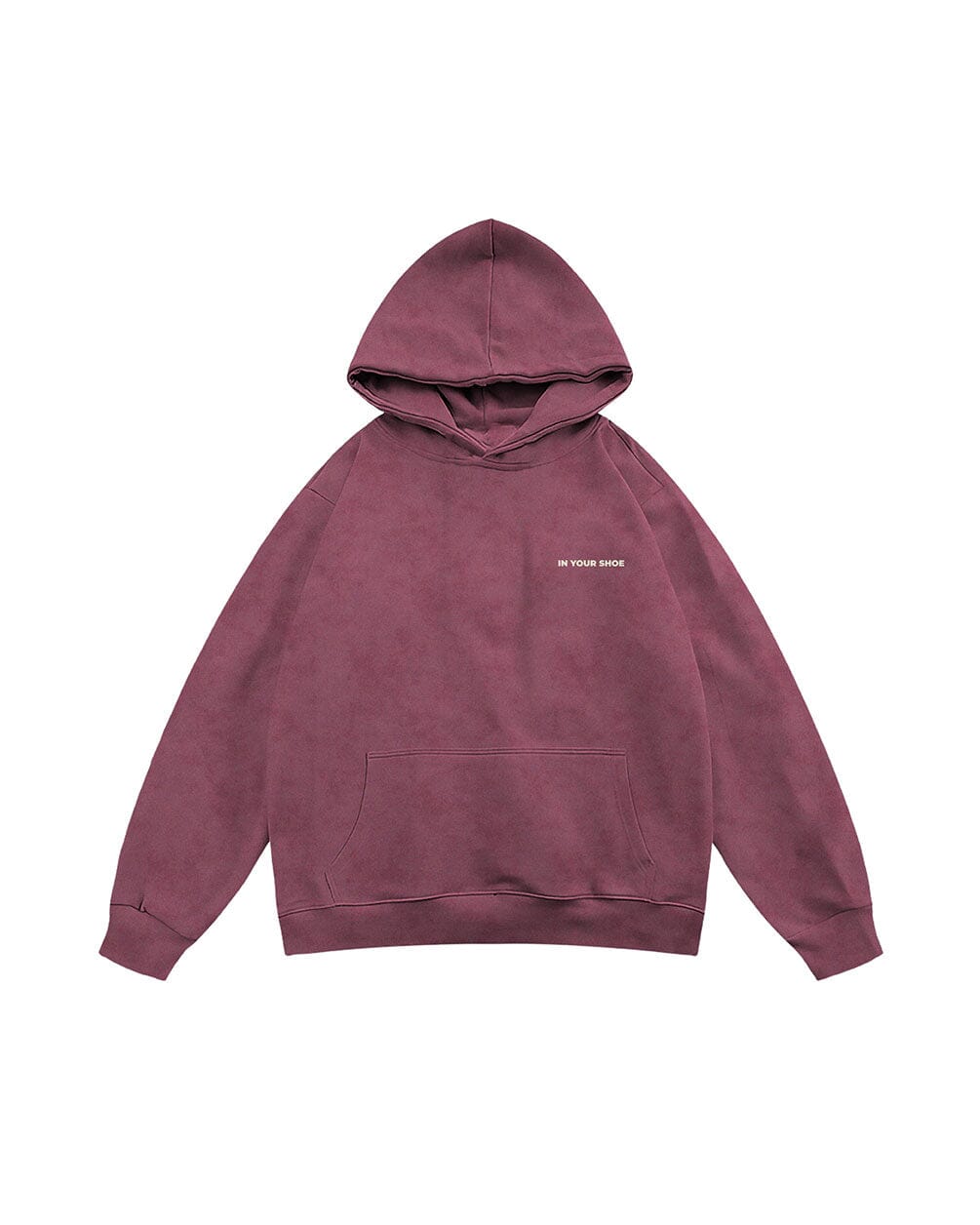 Burgundy Washed Hoodie Acid Washed Hoodies IN YOUR SHOE 