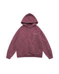 Burgundy Washed Oversized Hoodie