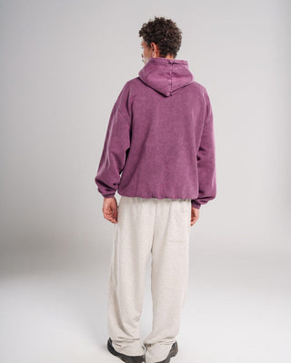 Burgundy Washed Hoodie Acid Washed Hoodies IN YOUR SHOE 