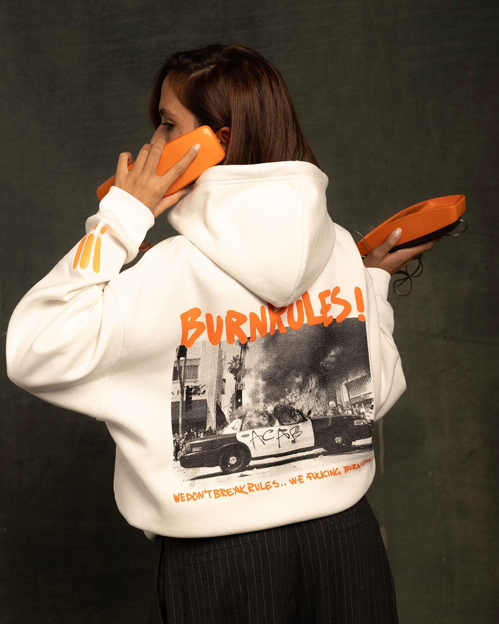 Burn Rules Hoodie Printed Hoodies IN YOUR SHOE 