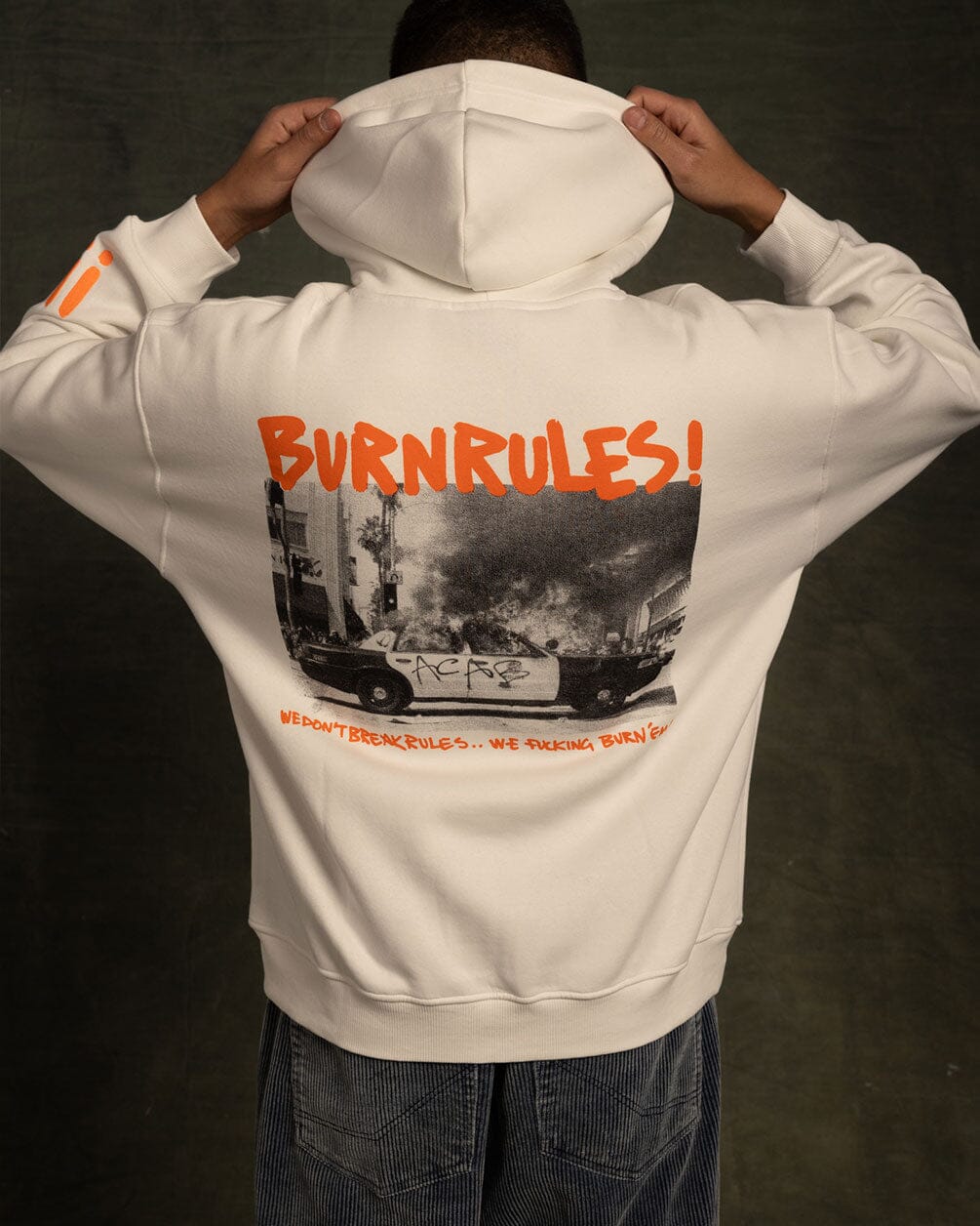 Burn Rules Hoodie Printed Hoodies IN YOUR SHOE 