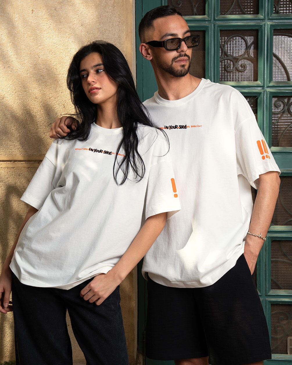 Burn Rules Oversized Tee Printed Oversized Tees IN YOUR SHOE S 