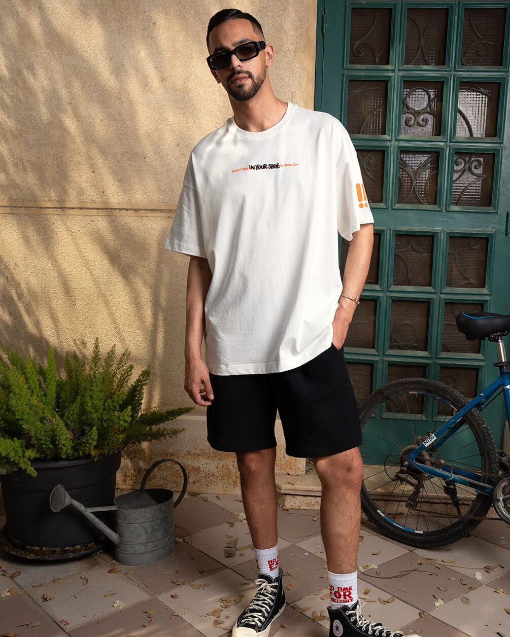 Burn Rules Oversized Tee Printed Oversized Tees IN YOUR SHOE L 