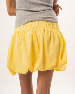 Butter Yellow Mini Balloon Skirt Skirt IN YOUR SHOE XL 