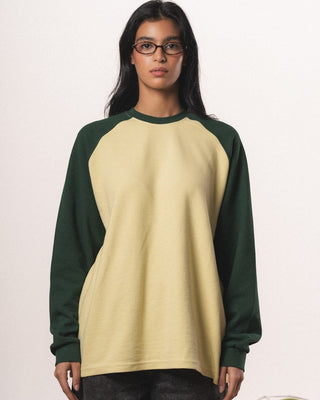 Butter Yellow Raglan Oversized Pullover Pullovers IN YOUR SHOE 