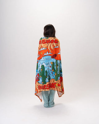 Cactus Cairo Fluffy Blanket Fluffy Blanket IN YOUR SHOE 