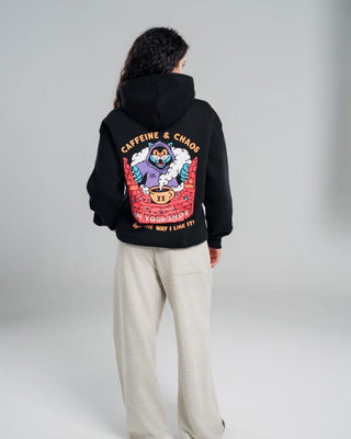 Caffeine & Chaos Hoodie Printed Hoodies IN YOUR SHOE 