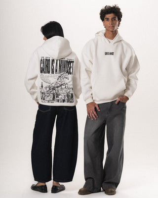 Cairo Is A Mindset Oversized Hoodie Printed Hoodies IN YOUR SHOE S 