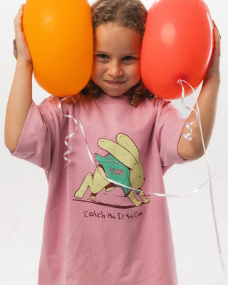 Catch Me Oversized Kids Tee Kids Printed Oversized Tees IN YOUR SHOE 12-13 