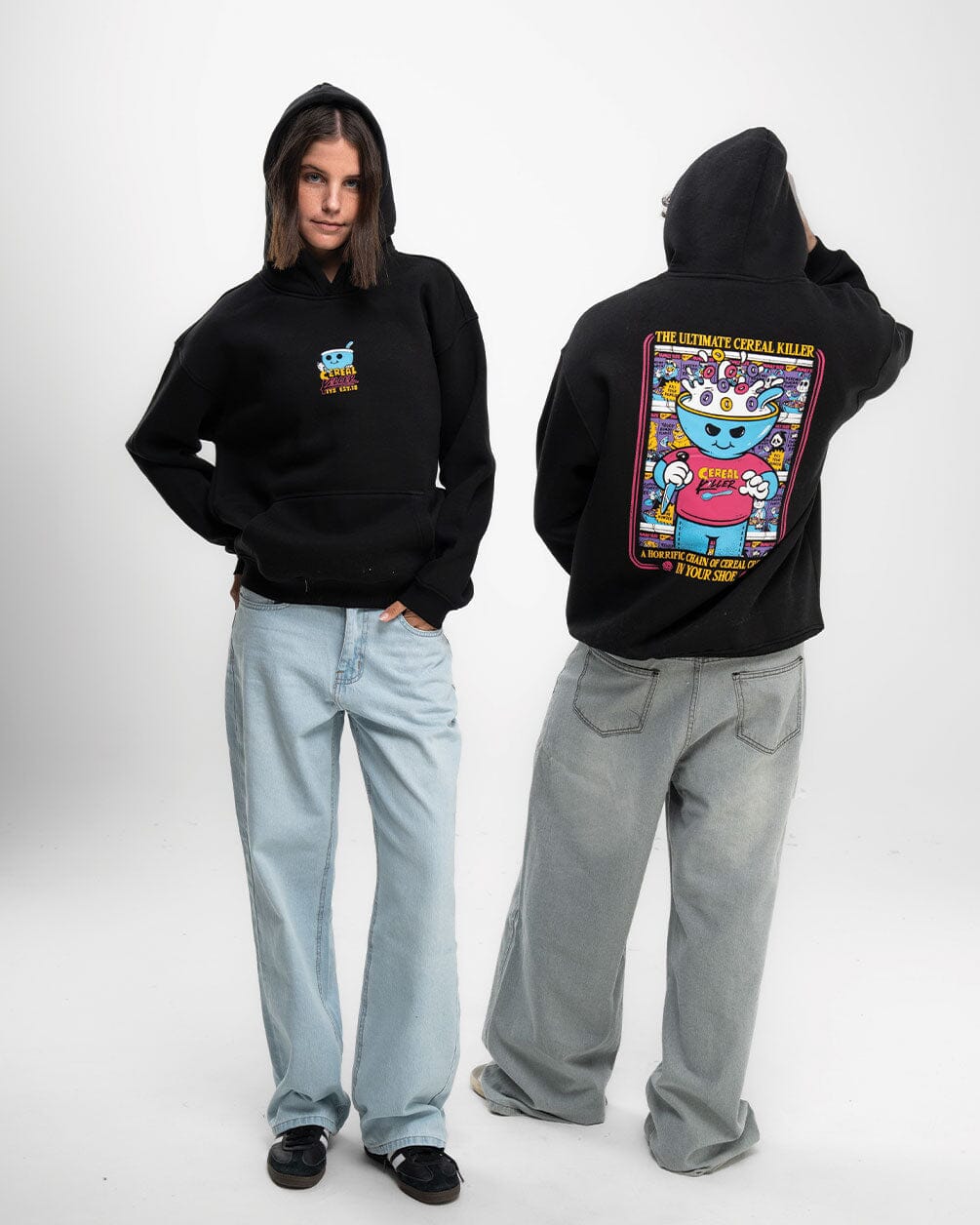 Cereal Crimes Hoodie Printed Hoodies IN YOUR SHOE S 