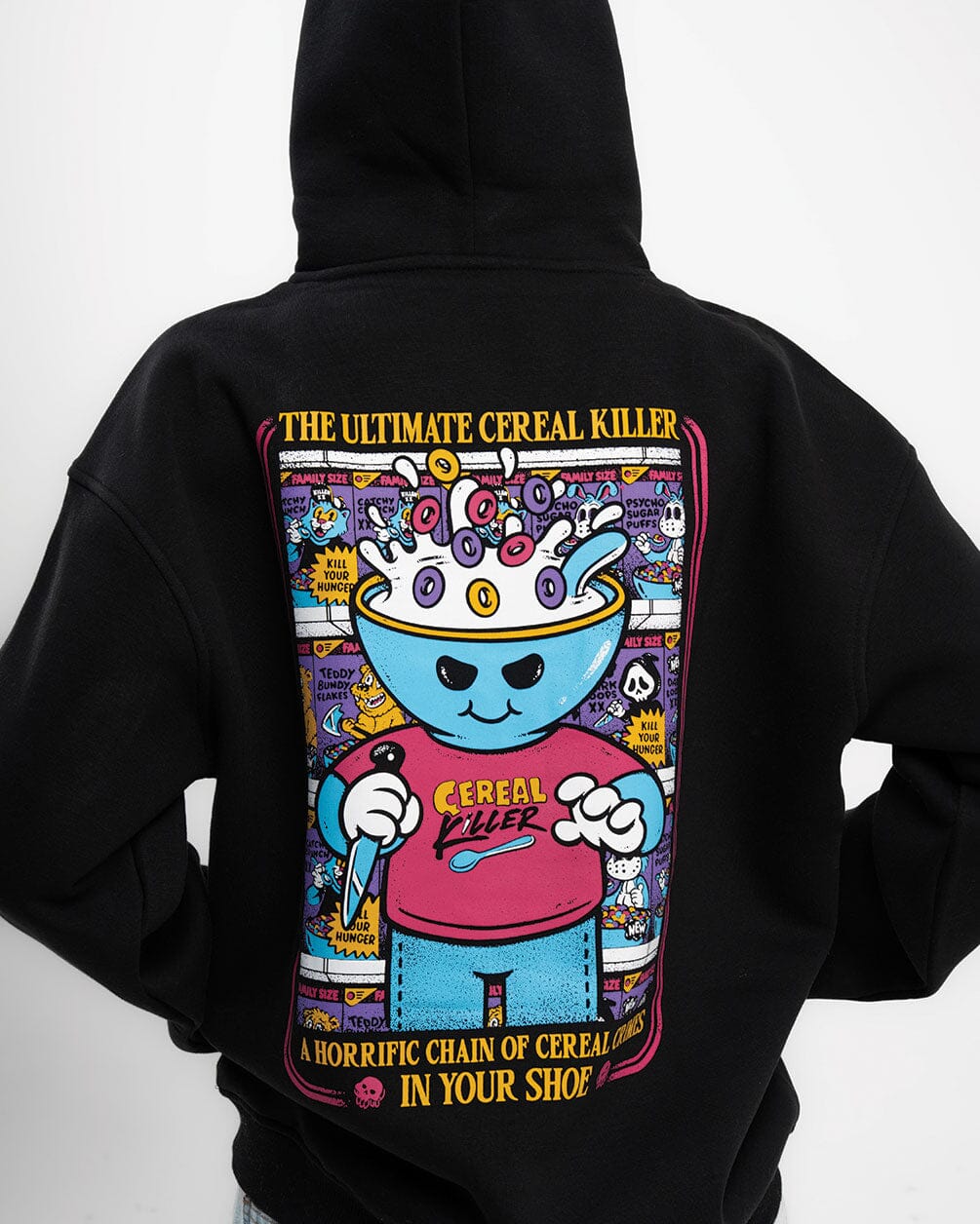 Cereal Crimes Hoodie Printed Hoodies IN YOUR SHOE 