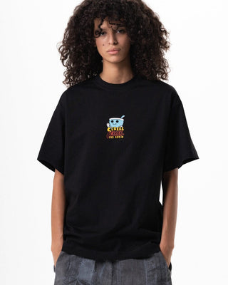 Cereal Crimes Oversized Tee Printed Oversized Tees IN YOUR SHOE M 