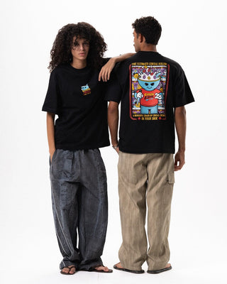 Cereal Crimes Oversized Tee Printed Oversized Tees IN YOUR SHOE S 