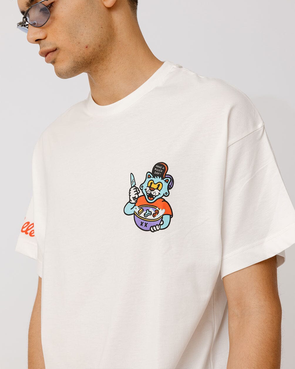 Cereal Killer Pt.2 Printed Oversized Tee Printed Oversized Tees IN YOUR SHOE M 