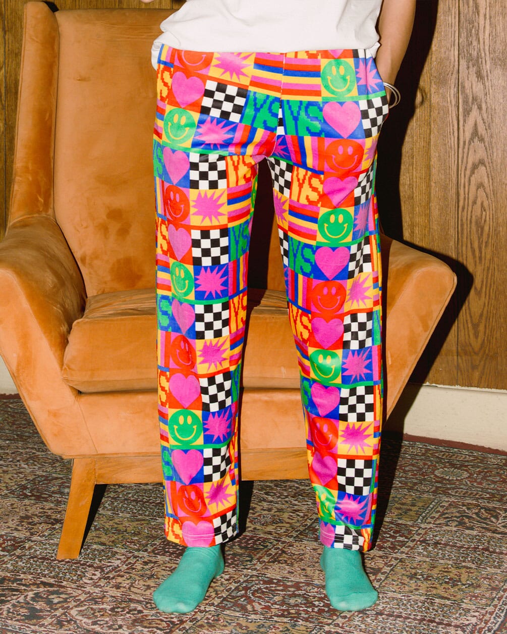 Checkered Heart - Fluffy Pjoys Fluffy Pjoys IN YOUR SHOE 