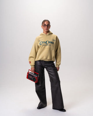 City Of Chaos Boxy Washed Hoodie Boxy Hoodies IN YOUR SHOE 