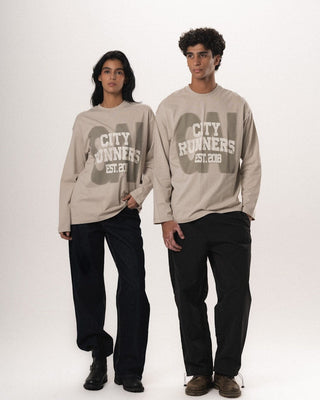 City Runners Oversized Long Sleeves Long Sleeves IN YOUR SHOE S 