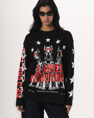 Claimed Territory Oversized Long Sleeves Long Sleeves IN YOUR SHOE 