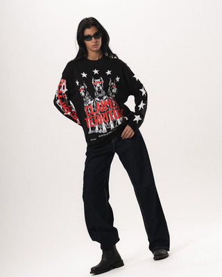 Claimed Territory Oversized Long Sleeves Long Sleeves IN YOUR SHOE L 