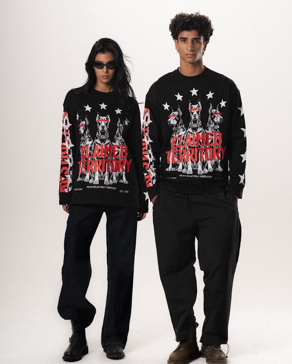Claimed Territory Oversized Long Sleeves Long Sleeves IN YOUR SHOE S 