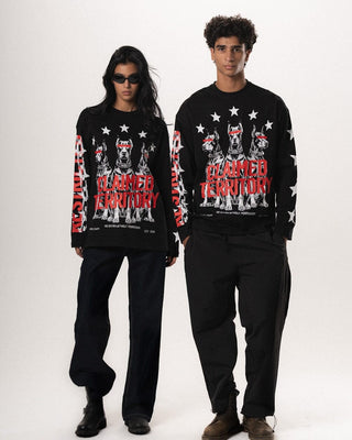 Claimed Territory Oversized Long Sleeves Long Sleeves IN YOUR SHOE S 