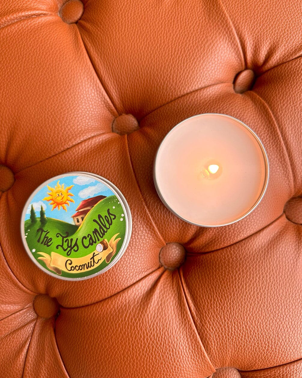Coconut Scented Candle 100 ML Candle IN YOUR SHOE 