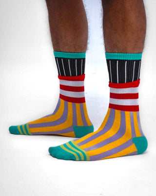 Contrast Stripes Neck Socks Neck Socks IN YOUR SHOE 