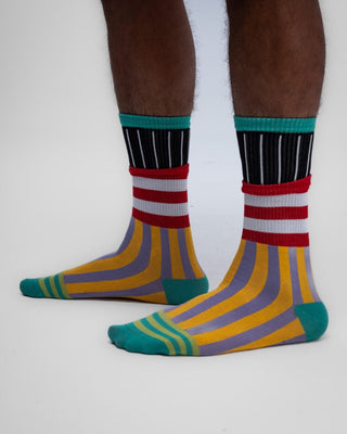 Contrast Stripes Neck Socks Neck Socks IN YOUR SHOE 