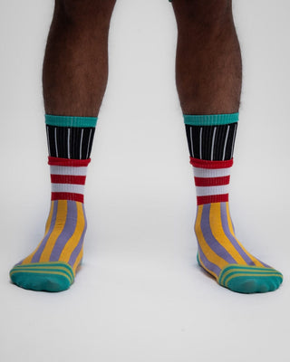 Contrast Stripes Neck Socks Neck Socks IN YOUR SHOE 