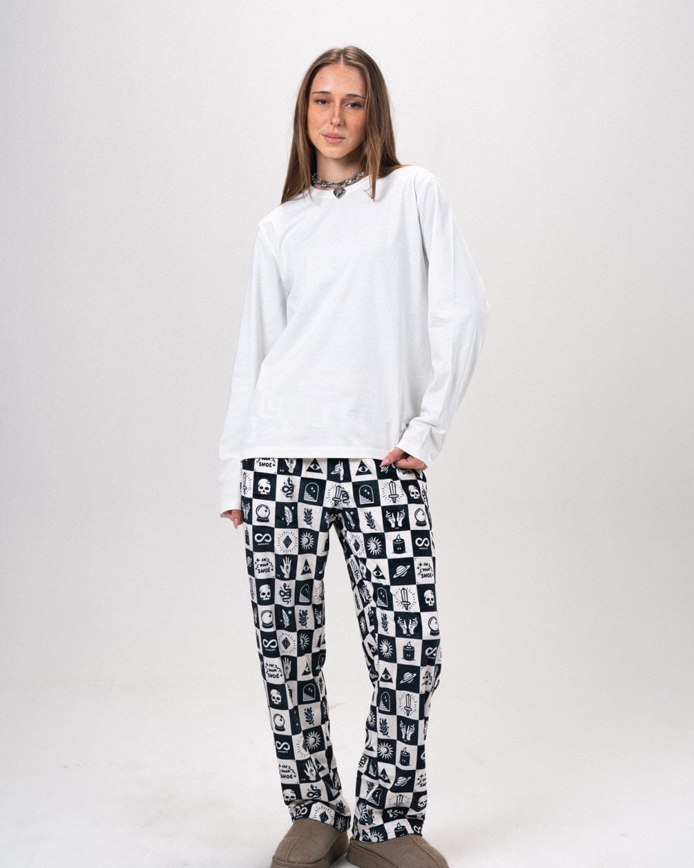 Cosmic Checkers Fluffy Pjoys Fluffy Pjoys IN YOUR SHOE L 