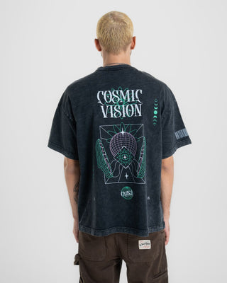 Cosmic Vision Acid Washed Oversized Tee Washed Oversized Tee IN YOUR SHOE 