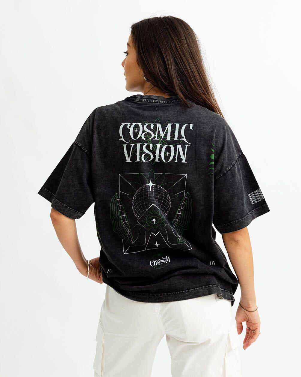 Cosmic Vision Acid Washed Oversized Tee Washed Oversized Tee IN YOUR SHOE XL 