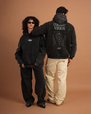 Cosmic Vision Washed Hoodie Acid Washed Hoodies IN YOUR SHOE 