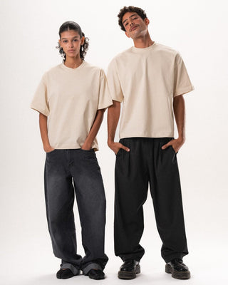 Creamy Boxy Tee Basic Boxy Tee IN YOUR SHOE S 