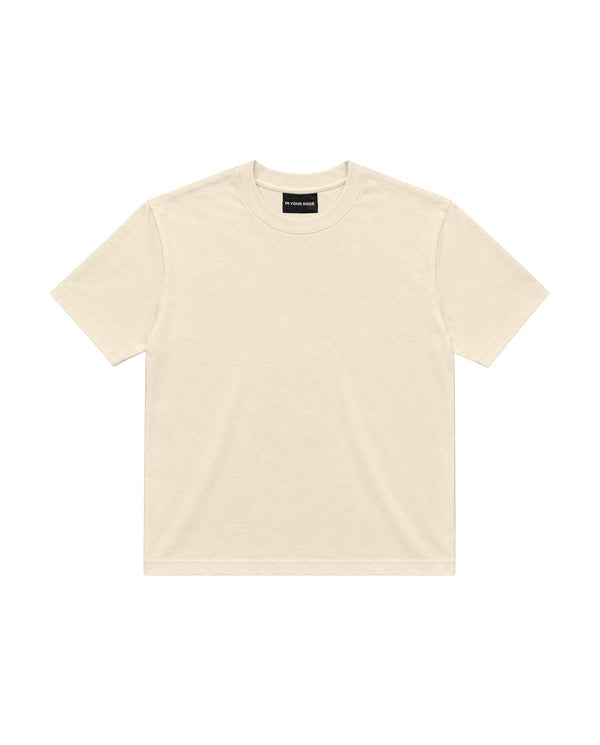 Creamy Basic Boxy Tee