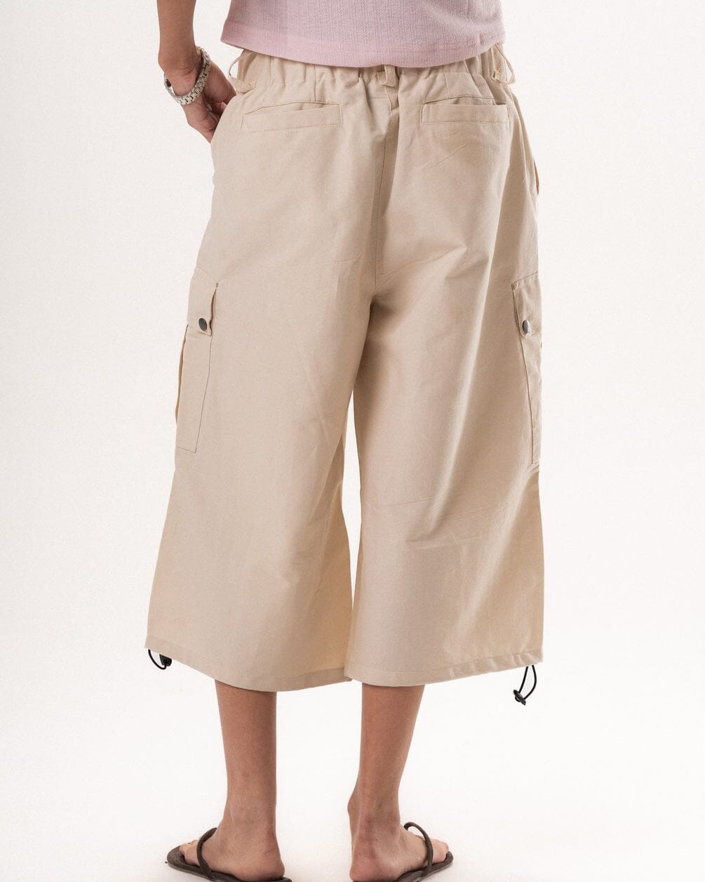 Creamy Cargo Jorts Jorts IN YOUR SHOE XL 