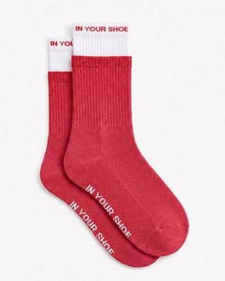 Creme Hot Pink Double Layered Neck Socks Neck Socks IN YOUR SHOE 